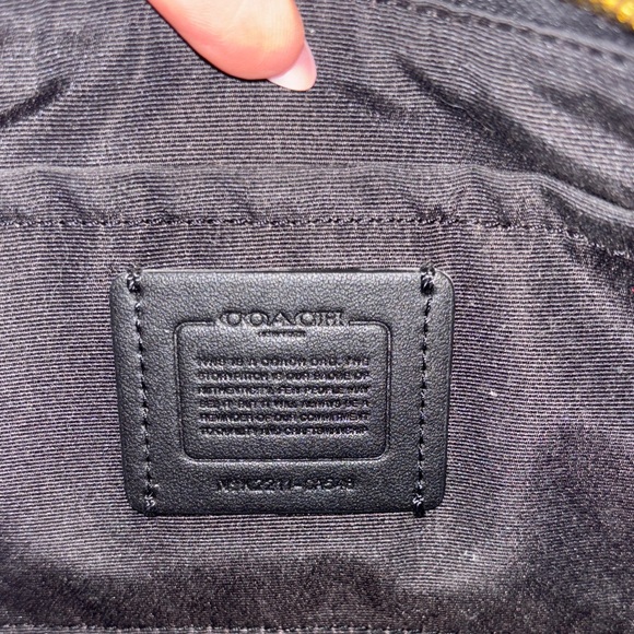 Coach Dark Brown Signature Shoulder Bag with Gold Hardware - Picture 5 of 5